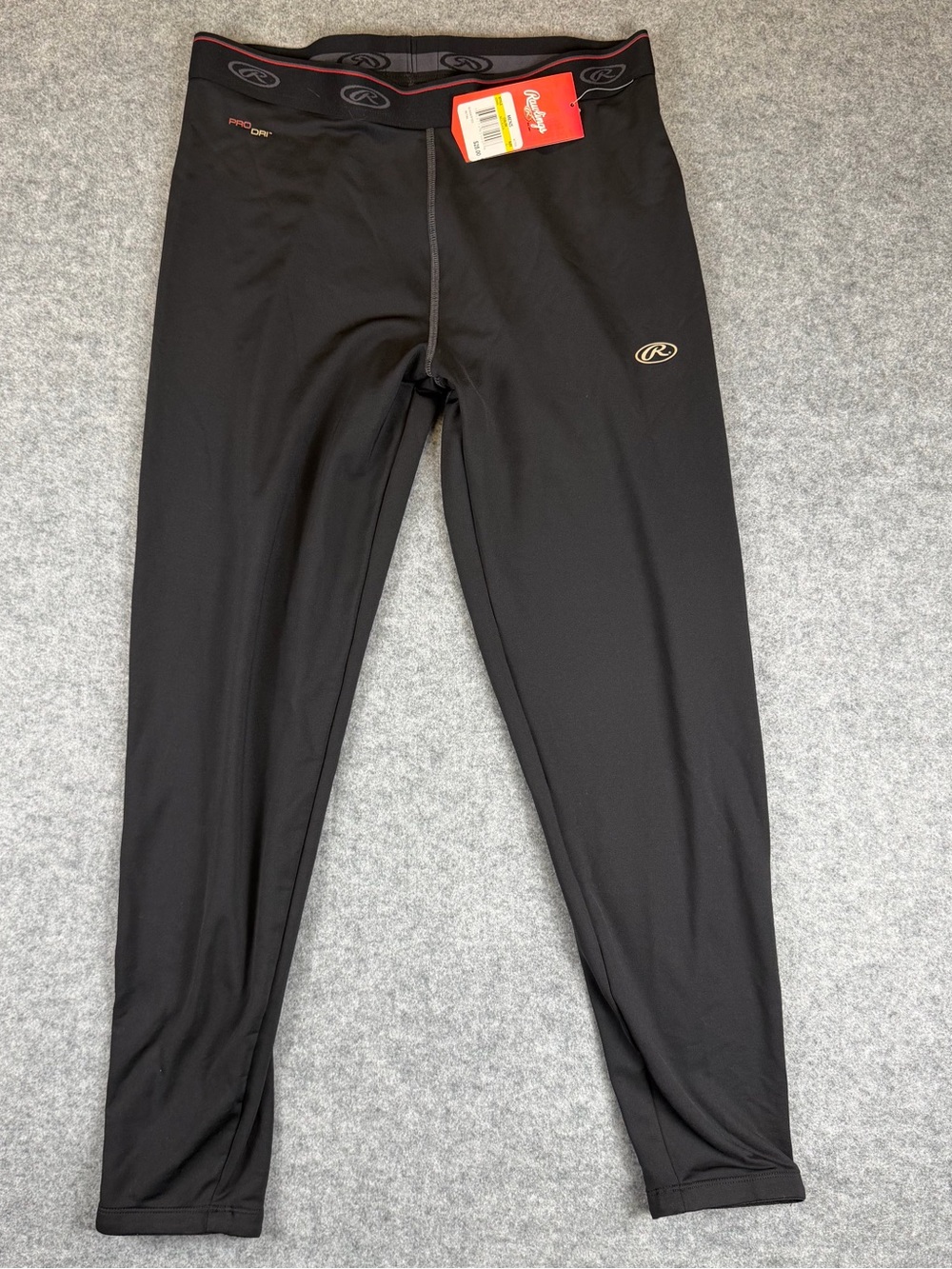 Rawlings Men’s Pro Dri Compression Tights Black Size L NWT